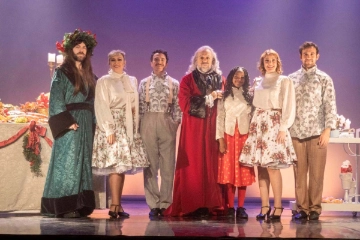Elenco del musical Cuento de Navidad.