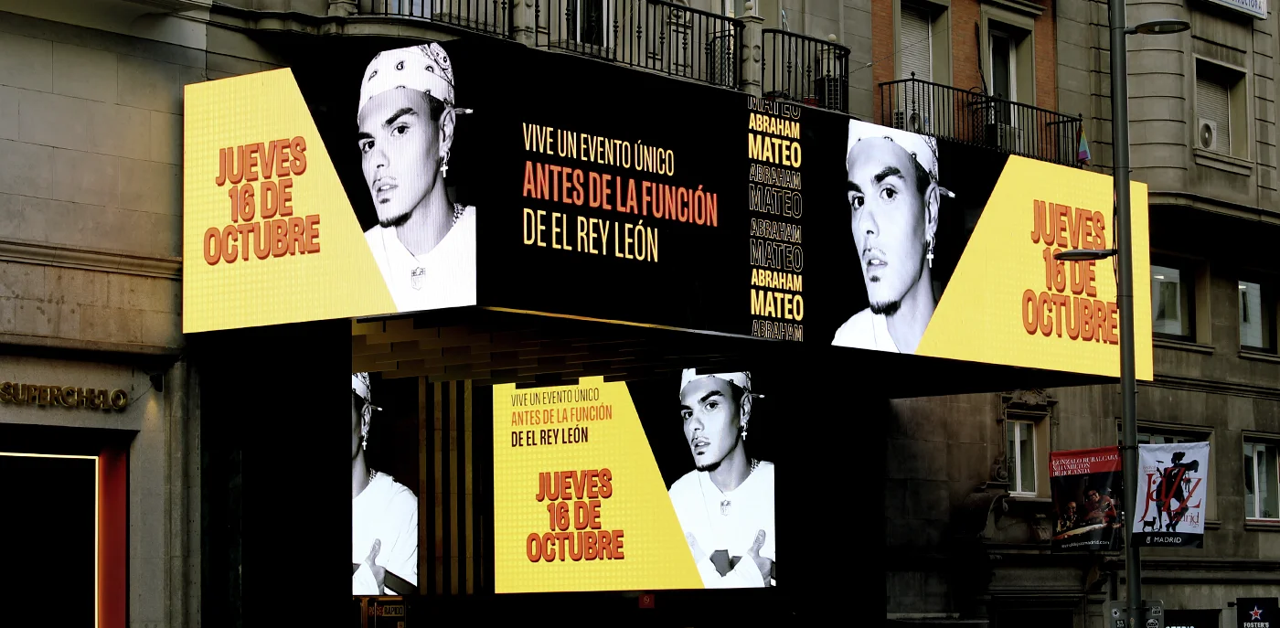 Pre-show de Abraham Mateo en El Rey León el 16 de octubre